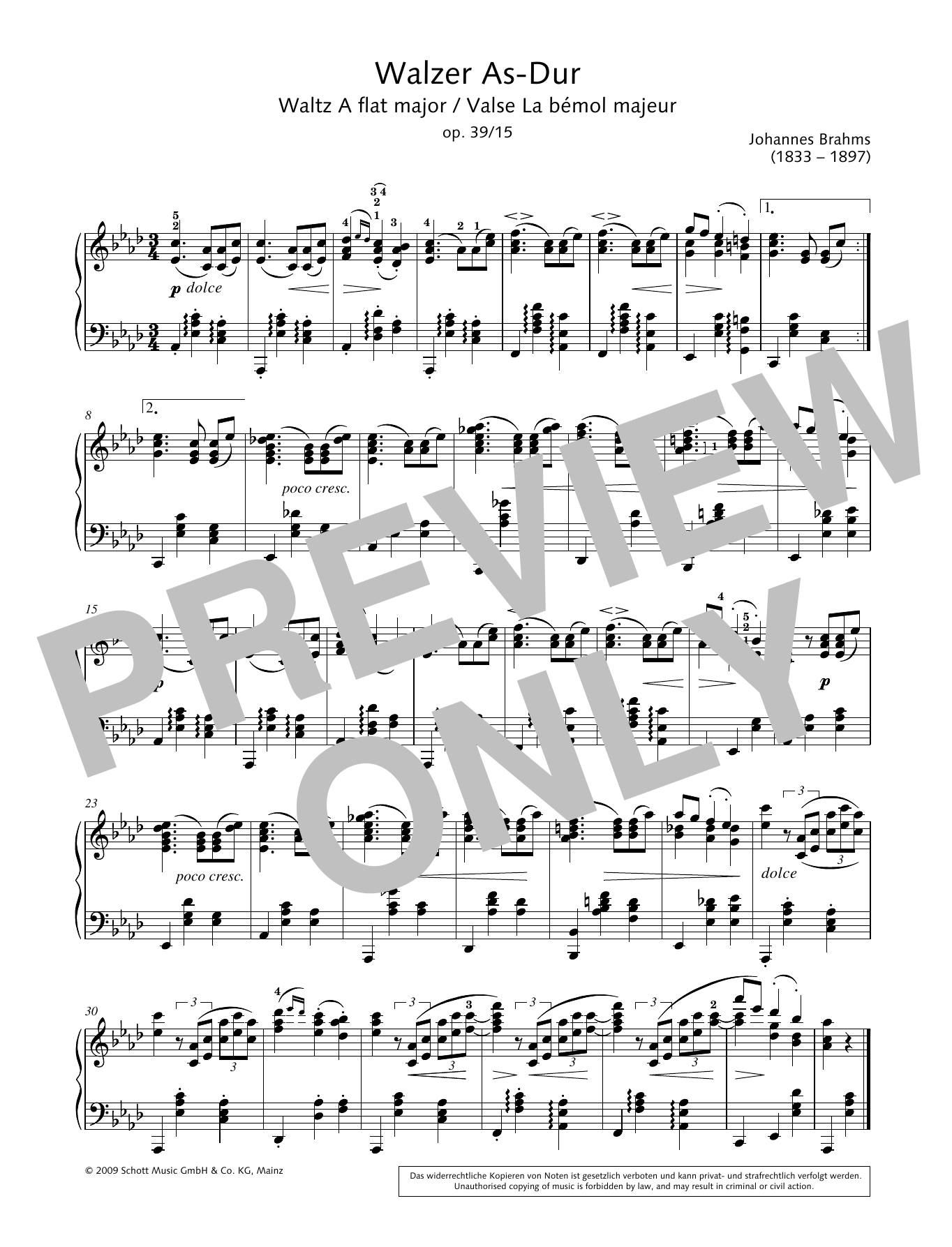 Produktgalerie: Seite 1 von 1 Waltz In A-Flat Major, Op. 39, No. 15, Hans-Gunter Heumann, Klavier