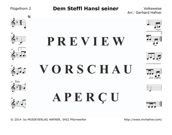 Product gallery: Page 9 of 11 Dem Steffl Hansl seiner, , (woodwind and brass)