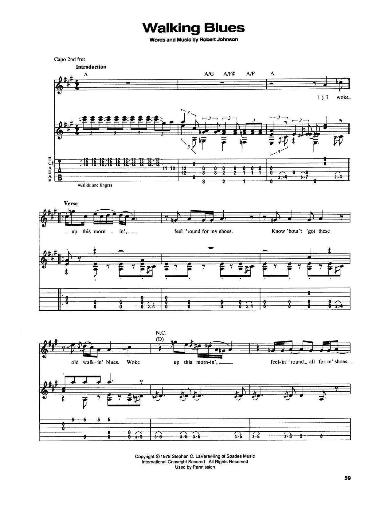 Produktgalerie: Seite 1 von 1 Walkin' Blues, Robert Johnson, Gitarre