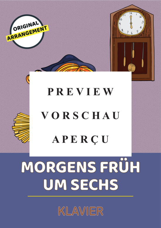 Produktgalerie: Seite 2 von 4 Morgens früh um sechs , , Klavier Solo