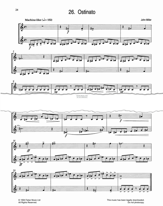 Produktgalerie: Seite 1 von 1 Ostinato, John Miller, Trompete