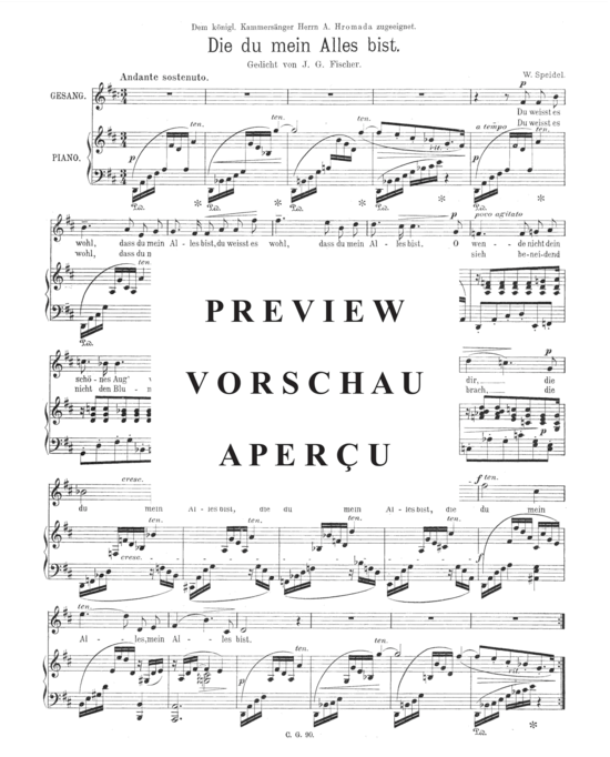 gallery: Die Du mein Alles bist , , (Klavier + Gesang)