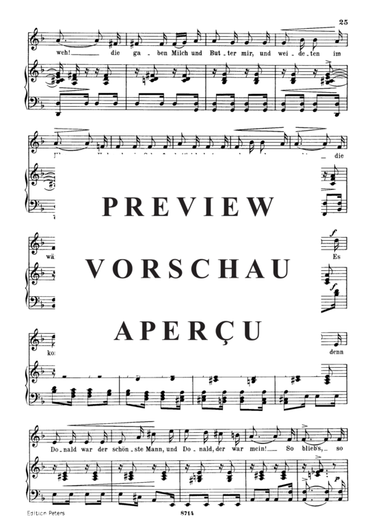 Product gallery: Page 3 of 4 Die Hochländer Wittwe, Op.25 No.10, , Medium Voice and Piano