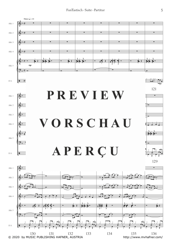 Product gallery: Page 10 of 11 FunTastisch - Suite, , (accordion ensemble and drumset)