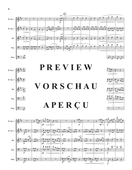 Produktgalerie: Seite 6 von 21 Two Movements from Brilliantes and Melodique , , (Blechbläserquintett)