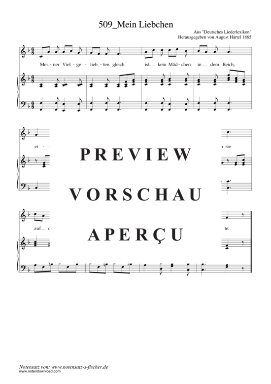 Product gallery: Page 2 of 3 Mein Liebchen , , Piano and Voice