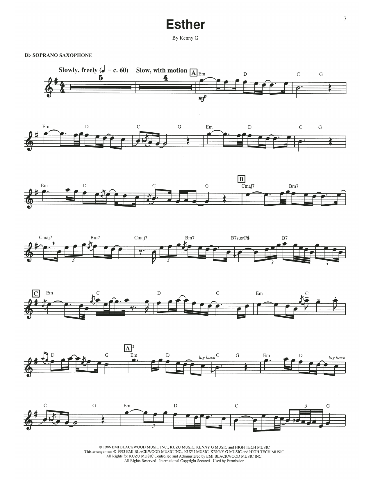 Product gallery: Page 1 of 1 Esther, Kenny G