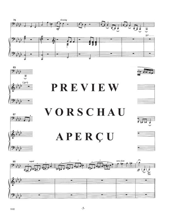 Product gallery: Page 7 of 21 Three Songs for Tuba , , (tuba + piano)