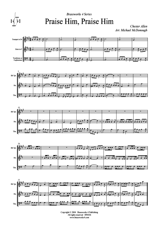 Produktbild zu: Praise Him, Praise Him Chester Allen