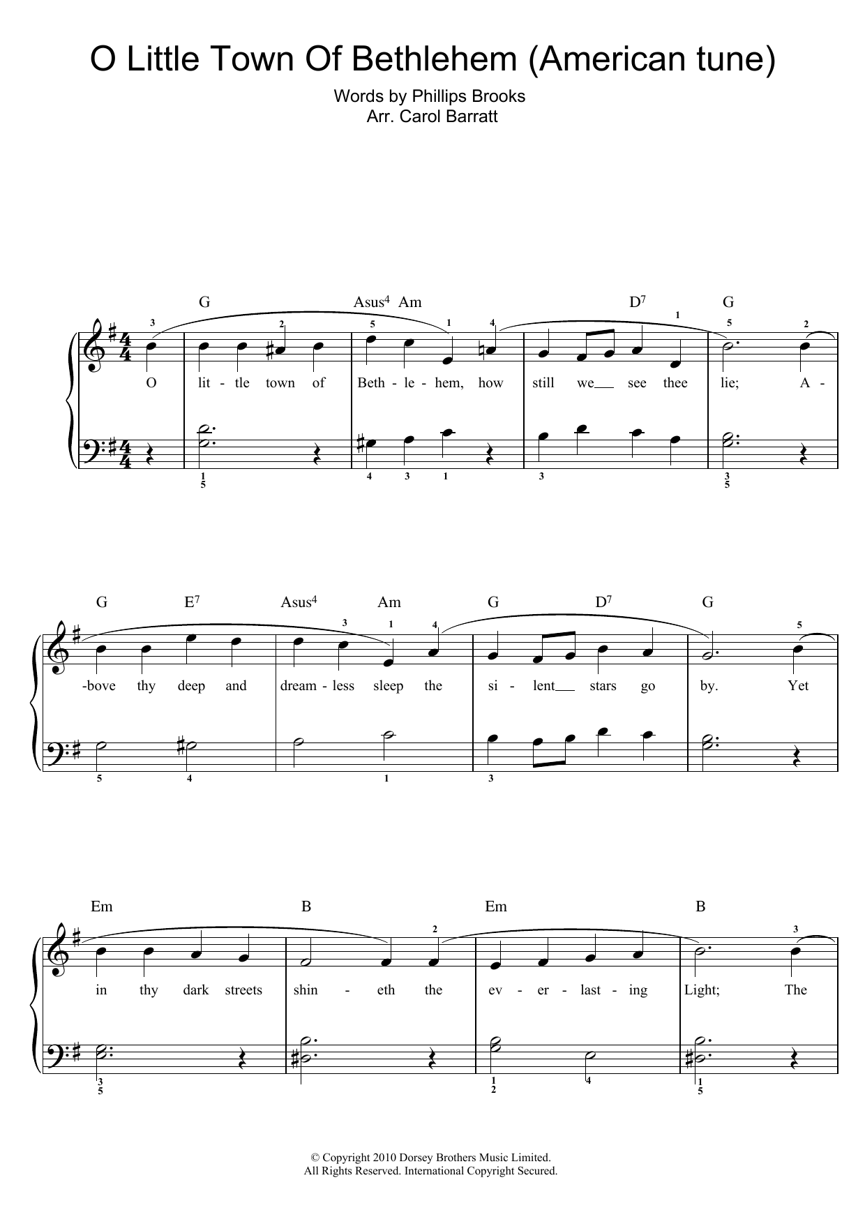Produktbild zu: O Little Town Of Bethlehem