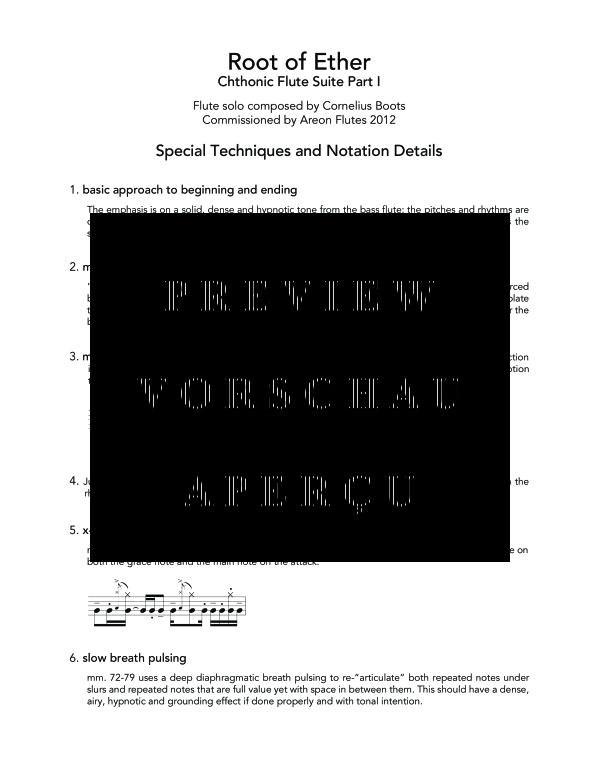 Product gallery: Page 6 of 10 Root of Ether, , (Bass Flute Solo)