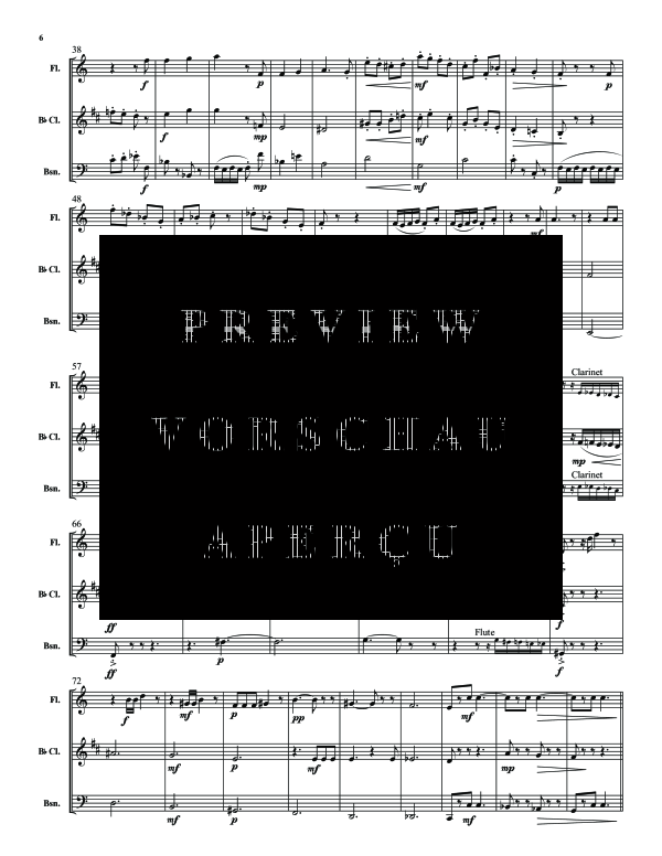 Product gallery: Page 9 of 11 Carmen Vignettes, , (woodwind trio flute, clarinet and bassoon)