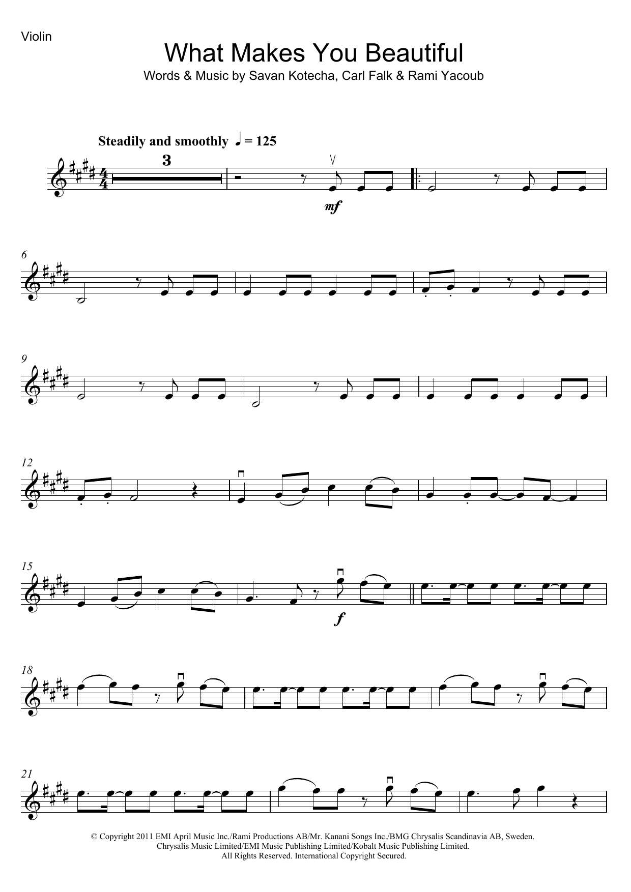 Produktbild zu:  What Makes You Beautiful - One Direction