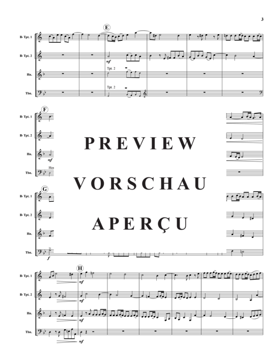 Produktgalerie: Seite 4 von 15 Prelude und Fuge in G-Moll  , , (2x Tromp in B, Horn/Pos, Pos)