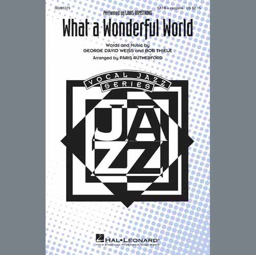 cover: What A Wonderful World (arr. Paris Rutherford), Louis Armstrong, Chor