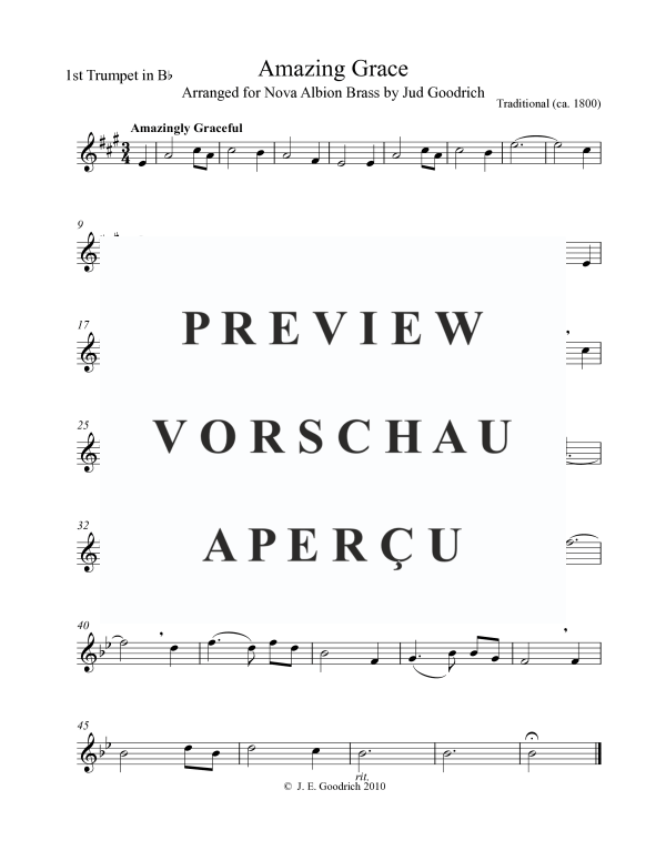 Product gallery: Page 5 of 10 Amazing Grace, , Brass Quintet