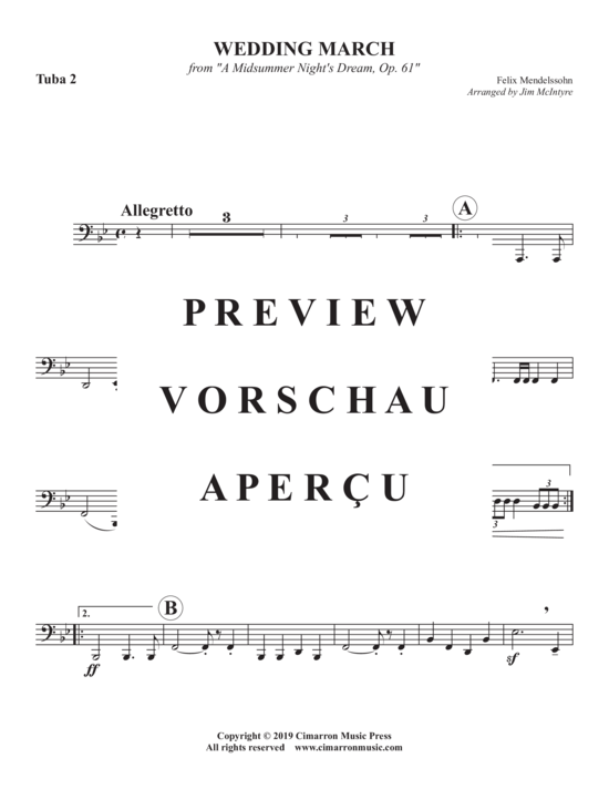 Product gallery: Page 16 of 17 Wedding March , , (Tuba Quartett EETT)