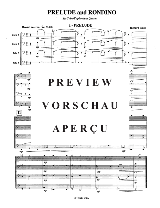 Product gallery: Page 4 of 21 Prelude and Rondino , , (Tuba Quartett EETT)