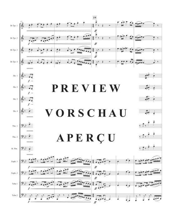 Product gallery: Page 6 of 21 Pomp! , , (Brass Ensemble 4x trumpet, 4x horn, 3x trombones, 2x euphonium + 2x tuba)