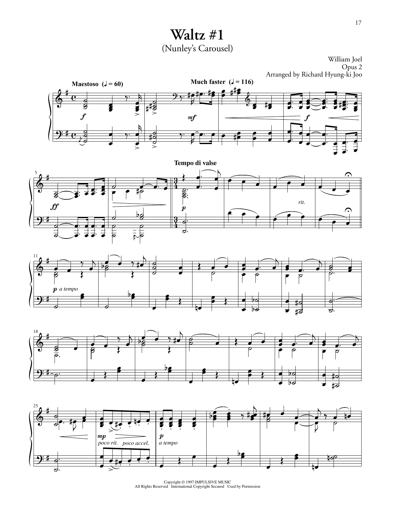 Product picture to: Waltz #1 (Nunley's Carousel)