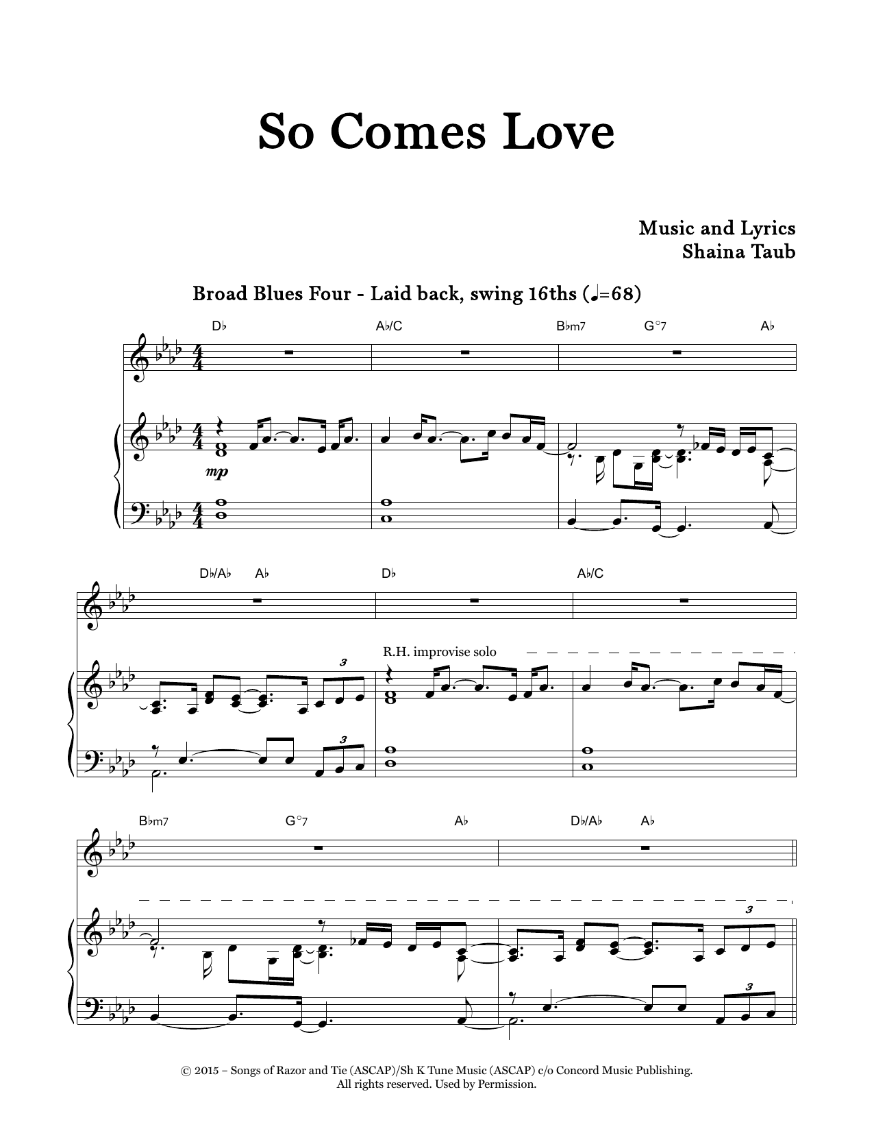 Produktbild zu: So Comes Love