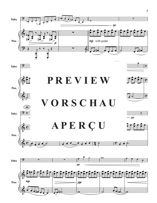 Product gallery: Page 4 of 16 Three Reflections , , (tuba + piano)