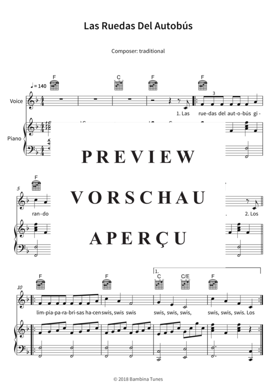 Produktgalerie: Seite 4 von 7 Las Ruedas Del Autobú s, , (Gesang + Klavier, Gitarre)