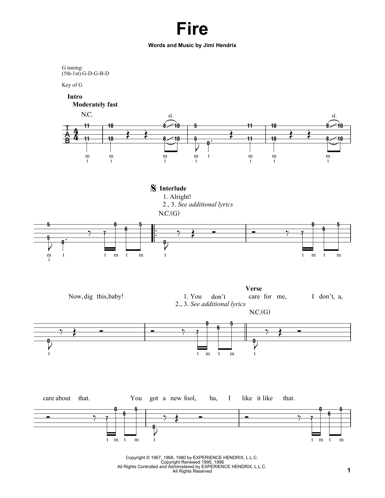 Produktgalerie: Seite 1 von 1 Fire, Jimi Hendrix, Banjo