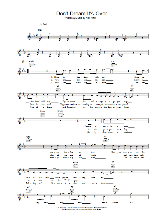 Product picture to:  Don't Dream It's Over - Crowded House