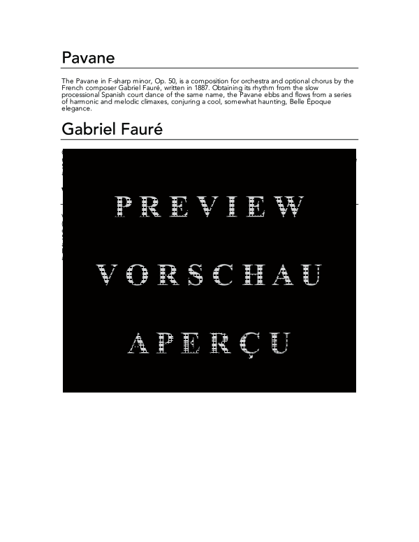 Produktgalerie: Seite 8 von 11 Pavane, , (Euphonium und Harfe)