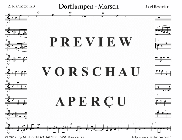 Product gallery: Page 7 of 11 Dorflumpen - Marsch, , (large wind orchestra)