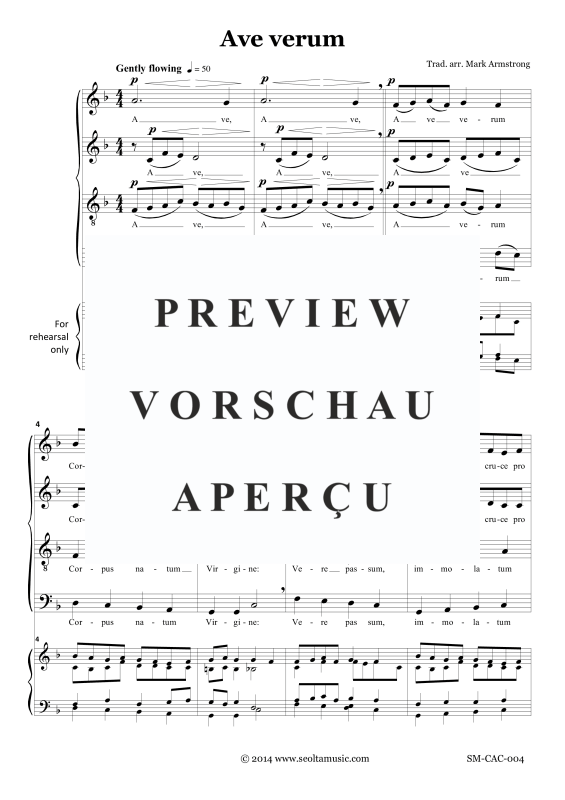 Produktgalerie: Seite 6 von 11 Ave verum, , Gemischter Chor