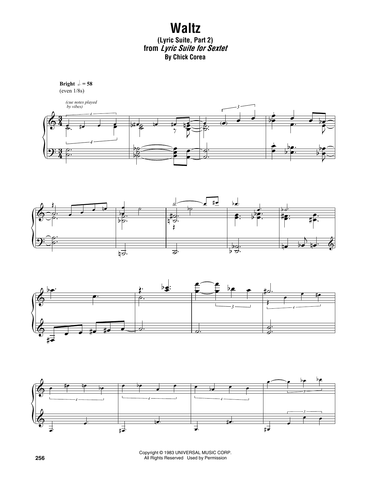 Produktbild zu: Waltz (Lyric Suite, Part 2)