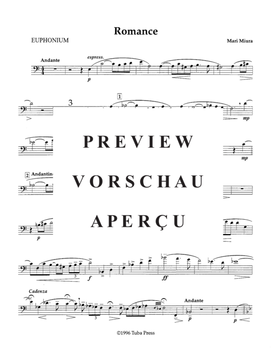 Product gallery: Page 8 of 9 Romance , , (euphonium + piano)