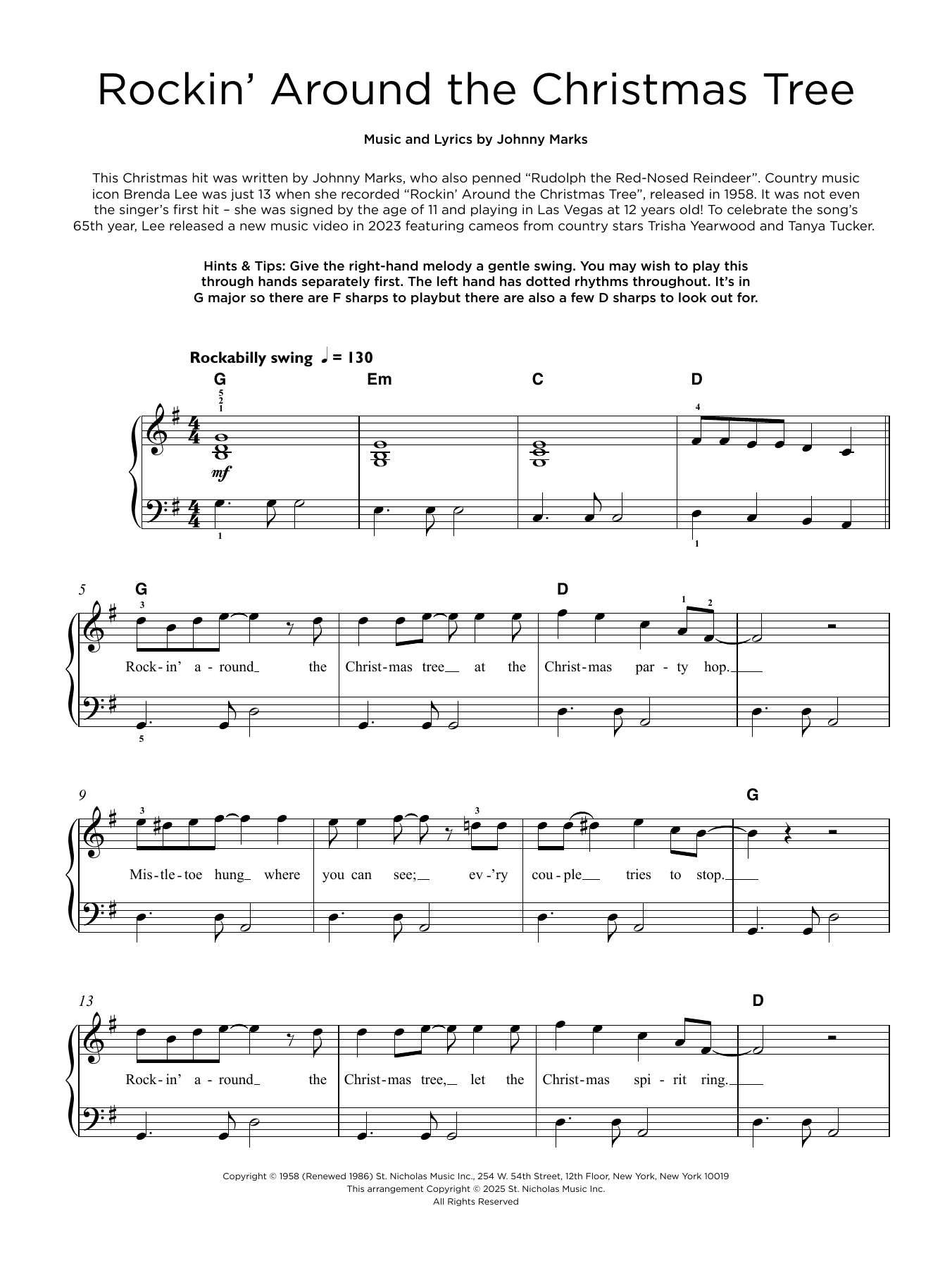 Product picture to:  Rockin' Around The Christmas Tree - Brenda Lee