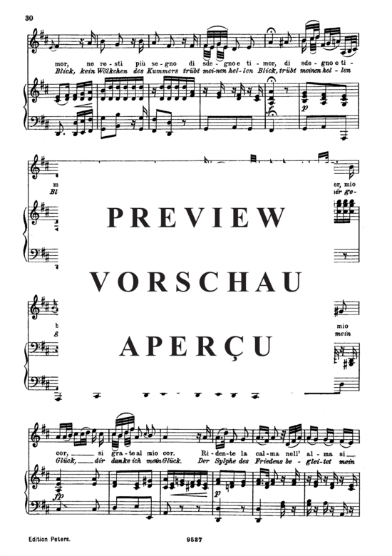 gallery: Der Sylphe des Friedens (Ridente la calma K.152) , ,  (Gesang mittel + Klavier)