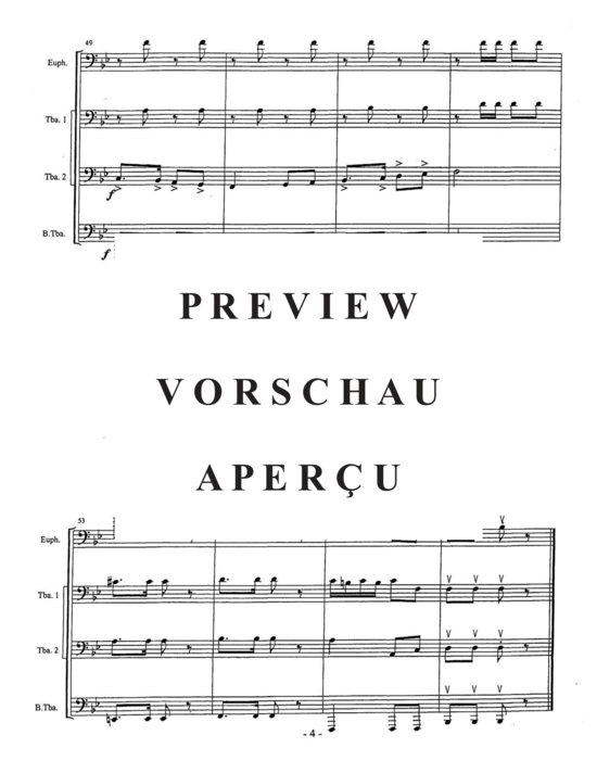 Product gallery: Page 9 of 21 Vier Polkas , , (Tuba Quartett EETT)