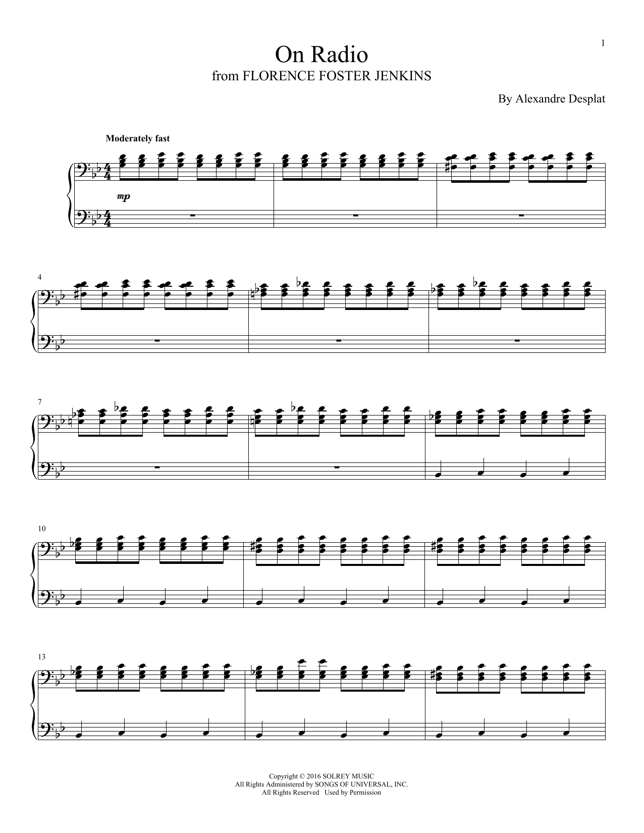 Product gallery: Page 1 of 1 On Radio, Alexandre Desplat