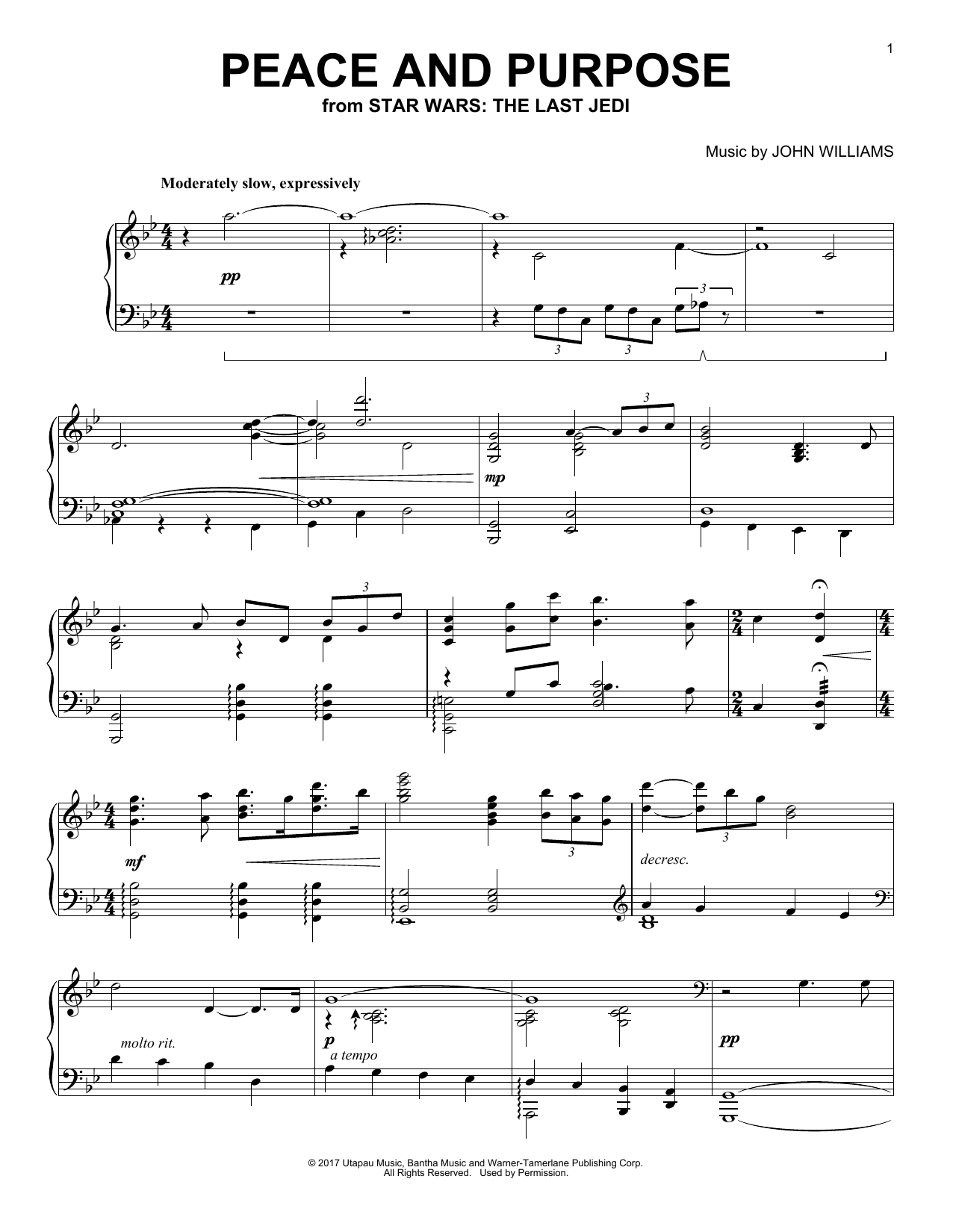 Product gallery: Page 1 of 1 Peace And Purpose, John Williams