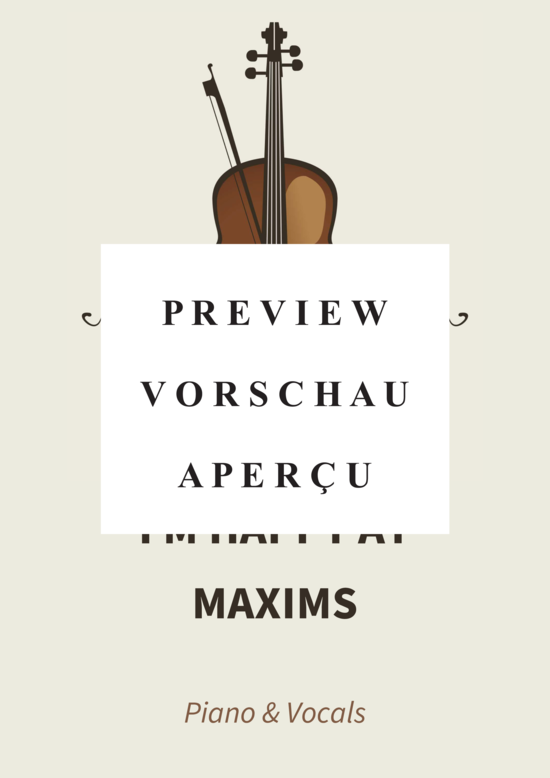 Product gallery: Page 2 of 7 I m Happy at Maxims , , Piano Solo