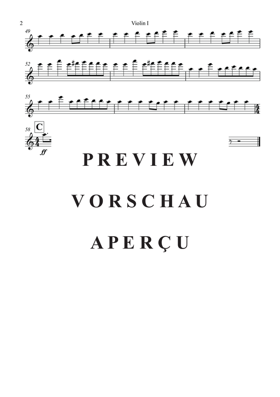 Product gallery: Page 5 of 7 König der letzten Tage - Gloria: Violine 1, , Violin