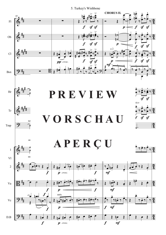 gallery: Turkey´s Wishbone (Kammer Orchester) , , (Bläser, Streicher + Pauken)