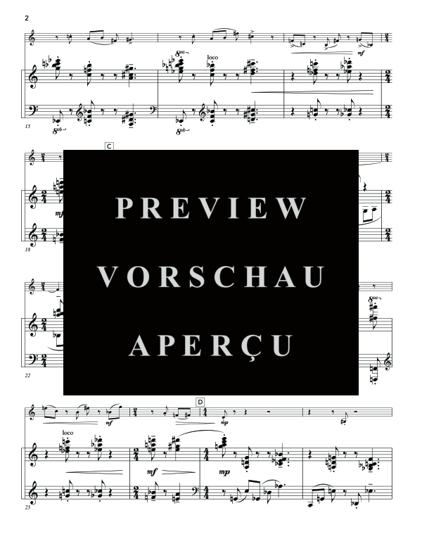 Product gallery: Page 6 of 11 Mark My Words, , (clarinet in Bb and piano)