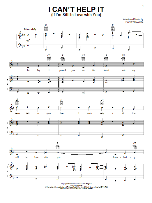 Produktbild zu: I Can't Help It (If I'm Still In Love With You)
