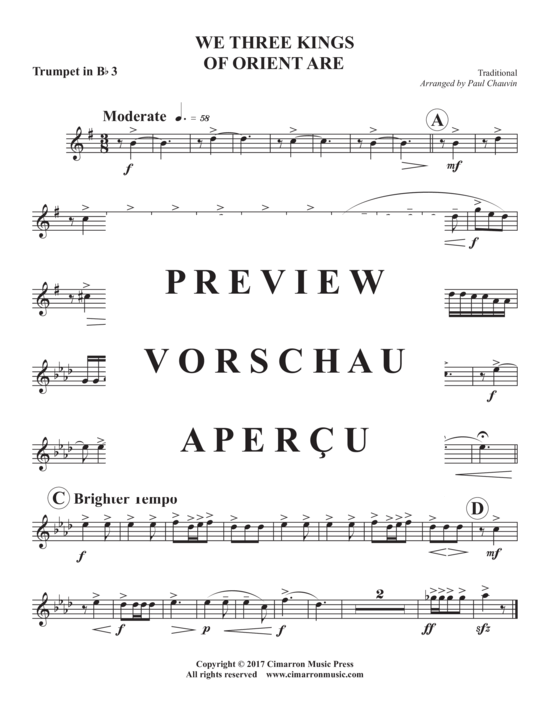 Product gallery: Page 8 of 12 We Three Kings of Orient Are , , (Trumpet ensemble 1-7 trumpets)