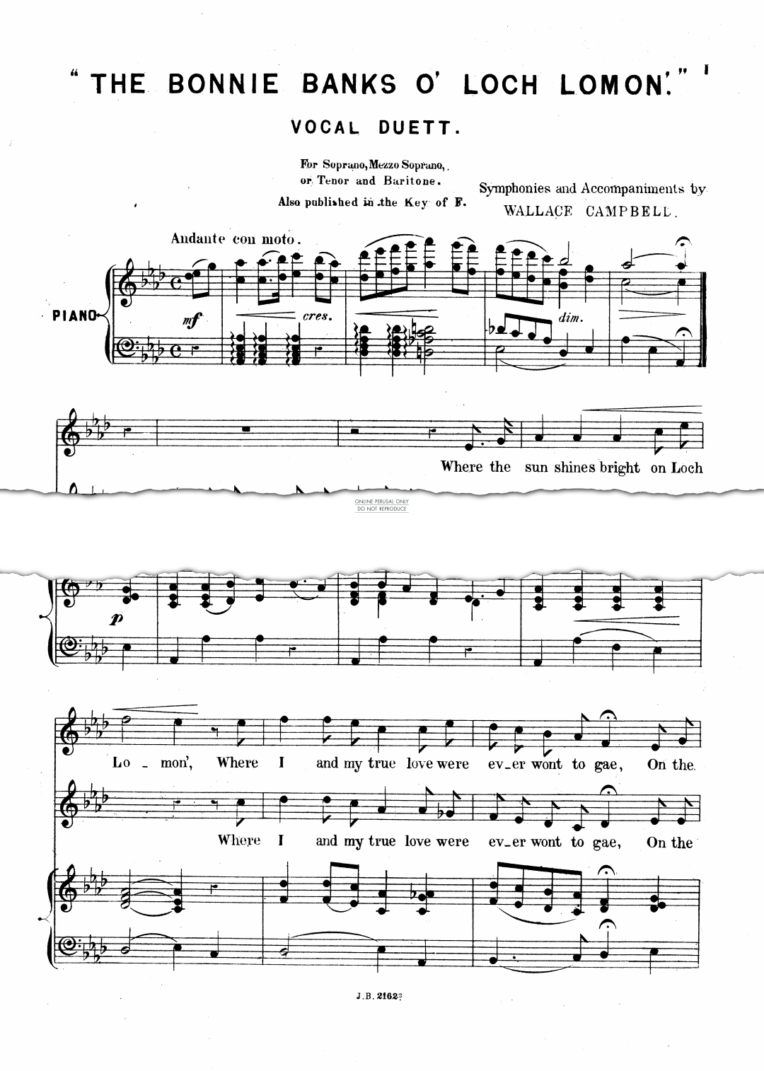 gallery: Bonnie Banks O'Loch Lomond, Wallace Campbell