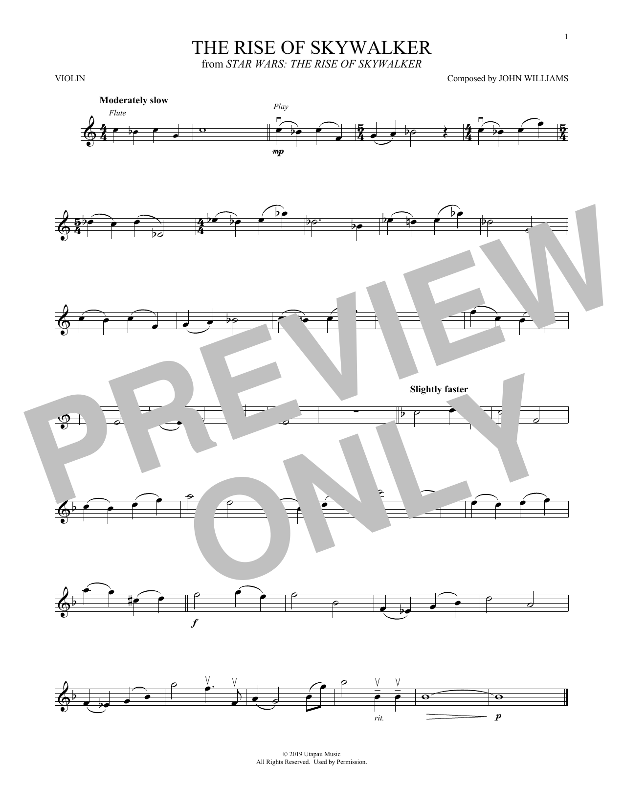 Product gallery: Page 1 of 1 The Rise Of Skywalker (from Star Wars: The Rise Of Skywalker), John Williams
