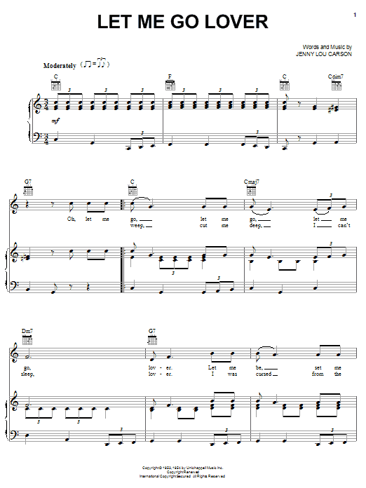 Produktbild zu: Let Me Go Lover