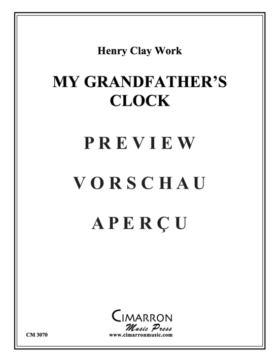 gallery: My Grandfather´s Clock , , (Posaunenquartett)