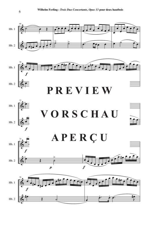 Product gallery: Page 7 of 21 Three Duos Concertants, Opus 13 , , (Oboe duet)